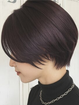 リコヘアー(LiCO HAIR) ショート/ハンサムショート/暗めカラー/ラベンダーブラウン