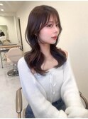 韓国ヘア/レイヤーカット/髪質改善/顔まわり/前髪/くびれヘア