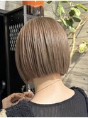 グレージュカラーブラウンベージュ透明感カラーダブルアカラー