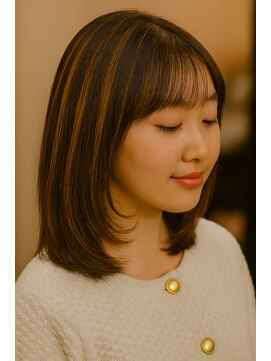 白髪ぼかし！メッシュで人とは違うオシャレ感を！