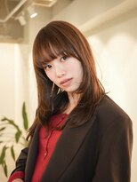 ラヴィズム 松崎店(LUVISM)&nbsp;韓国/顔周りレイヤー/おくれ毛/ベージュ/ダブルカラー東区松崎◆