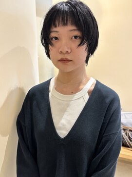 ネロ ヘアサロン ネイビー 渋谷(NERO HAIRSALON NAVY) 【笠井至音】レイヤー ショート
