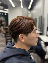 メンズサロンドットリアン(dot. lien) ブラウンカラー毛流れセンターパート