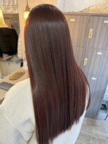 フオラ ヘア 下赤塚店(Fuola HAIR)&nbsp;レッドブラウン×ロング