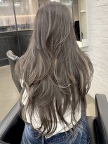 アビー(ABBEY) レイヤーカットシースルーバング韓国ヘアザクザクレイヤー