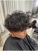 無造作パーマ