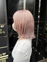 アクシス 栄店(`AXIS)&nbsp;奈川/ワンホンレイヤー/ミルクティーブロンド/ダークブルー/栄