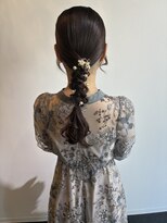 ヘアセット専門サロン by OKINAWA WATABE WEDDING 那覇店 編みおろし
