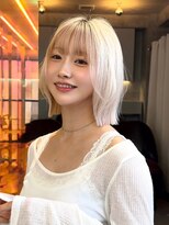 ロンドルーチェ 心斎橋(Lond luce)&nbsp;ワンホンレイヤー×ダークアッシュ［髪質改善/縮毛矯正］
