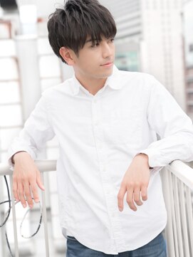 クラウン(CROWN) ナチュラル×束感☆爽やかマッシュ サイドパートショート