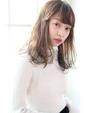 ヘアアンドメイク シークネクスト(HAIR&MAKE SeeK NEXT) 【SeeK NEXT】アンニュイセミディ×ミルクティーカラー