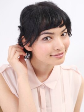 エマージュ 新宿(Emerge) ～マッシュバング～編みこみアレンジ～艶カール～