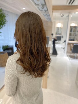 チョビー 銀座(chobii) 道村/デジタルパーマ/ロングヘア/アッシュブラウン/chobii銀座
