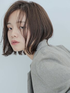 ブティック(boutique) ラフでナチュラルさが魅力の切りっぱなしボブ！！