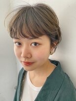 ソイ コンク 下北沢(soi conc)&nbsp;レイヤーショートボブ　カーキベージュ