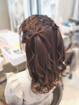ヘアセットサロン ミント(Hair set salon MINT) リボンハーフアップ