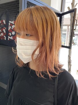 ノア(noa.) 『ハイトーンカラー』ツートンオレンジカラー