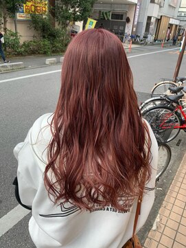フィー 東川口店(fee) ピンクヘア/バーガンディー/ボルドー/ダブルカラー/ブリーチ