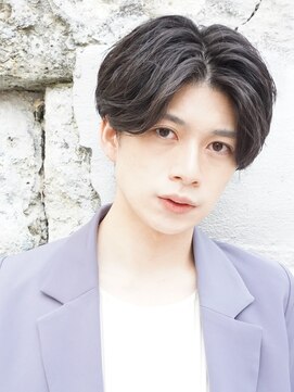 マイロ(mailo) ソフトツイストパーマ×ツーブロックセンターパート