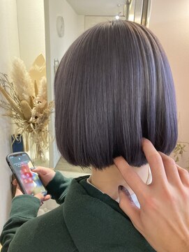 パーミル ヘア クマモト(permille ‰ hair Kumamoto) 透け感ダークグレー