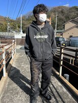 ヘアショップ ホップエム(HAIR SHOP HOP M)&nbsp;パーマ風ウルフ