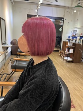 ラック 津田沼(LUCK) LUCK vivid pink Bob