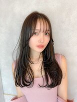 シーシンジュク 新宿南口(Sea shinjuku)&nbsp;韓国風前髪×ショコラアッシュ【髪質改善/ふんわりカール/新宿】