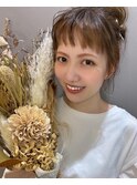 ルーズアップヘアアレンジ