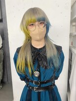 レコ 渋谷(LECO)&nbsp;エンドカラーのロングウルフ