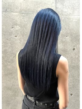 レフ(LEF) ブルーブラック/ケアブリーチ/ダブルカラー/葛谷 英司