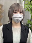 【GEEKS渋谷】グレージュ/ボブウルフ/くびれヘア/ハイトーン