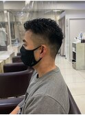 フェードカット&パーマ