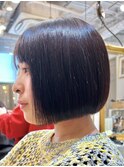 簡単まとまるボブ☆美髪ボブ/美髪縮毛矯正[北千住]