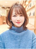 こなれヘア外ハネボブ愛されモテ髪ボブウルフ20代30代40代◎