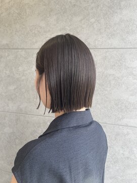 パウダーヘアー ルミニティ(powder hair luminity) 切りっぱなしボブ