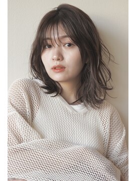 クーナバイトマト 横浜(Cuna by TOMTO) 【Cuna】大人ヘア_ベージュカラー_グレージュカラー_ロブヘアー