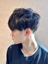 イェル(ELL.) マッシュショートマッシュヘアツーブロック学生カット