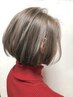 【白髪染め方】カット＋リタッチ＋エイジングCOTA4stepトリートメント￥11,500