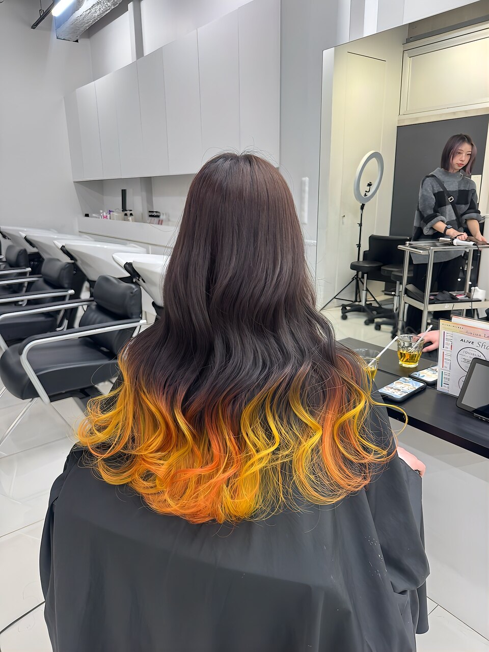 ALIVE yu-ki ブリーチ ダブルカラー グラデーショカラー】：L239032114