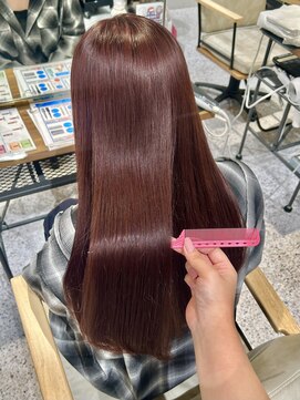 ゼストララ(ZEST Lara) ブリーチなしダークレッドカラー【吉祥寺】