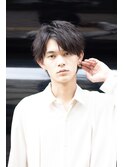 ウェーブパーマ　メンズヘア　束間　イケメン　２０代　３０代ｋ