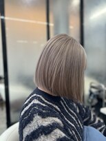 アーサスバイヘッドライト 水戸城南2丁目店(ursus by HEADLIGHT)&nbsp;【LEN】ホワイトミルクティー　ボブ