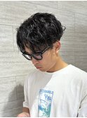 ツイストスパイラル×センターパート