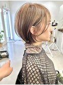 ハイライトバレイヤージュダブルカラーケアプリーチ30代40代