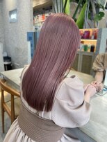 サンクマーケット 渋谷(cinq MARKET)&nbsp;渋谷ブリーチカラーハイトーンカラーピンクベージュ韓国カラー