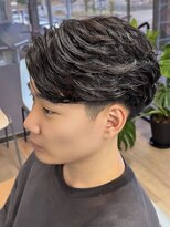 ヨリ サッポロ 札幌大通(yori SAPPORO) ニュアンスパーマ/センターパート/韓国マッシュ/ダークアッシュ