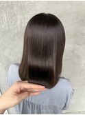 酸性ストレート 髪質改善カラー