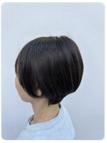 ブロッサム 東久留米店(Blossom)&nbsp;小顔見せ◎大人ショートボブ×前髪あり×丸み