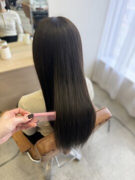 シェノン 武庫之荘(CHAINON) アッシュベージュ/小顔カット/顔まわりカット/バイカルテ