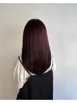 ヘアーメイク ラグズ(Hair Make Luxtz) 春トレンドカシスピンクカラー